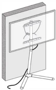 KIMEX 030-1746 - 32"-70"Easel studio TV floor stand - 2