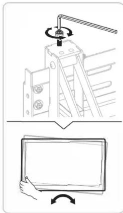 KIMEX 017-2004 - Support mur d'images pour écran TV 37"-70" Push Pull 37"-70" Video wall mount - 3