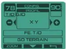 XP DEUS II - Ecran X - Y - 1
