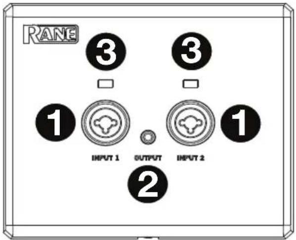 Rane RAD22 - Front Panel - 1