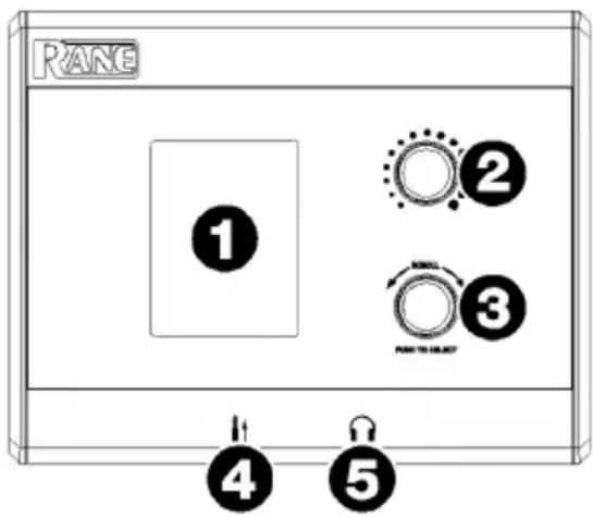 Rane RAD26 - Panneau avant - 1