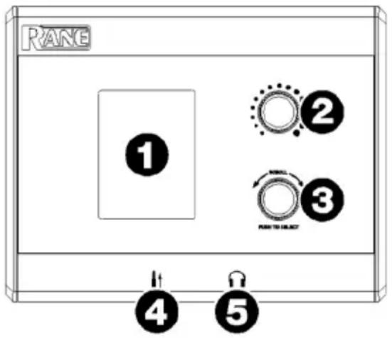 Rane RAD26 - Pannello anteriore - 1