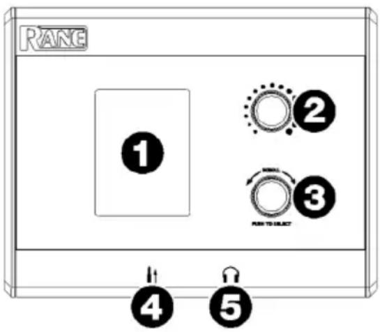 Rane RAD26 - Front Panel - 1