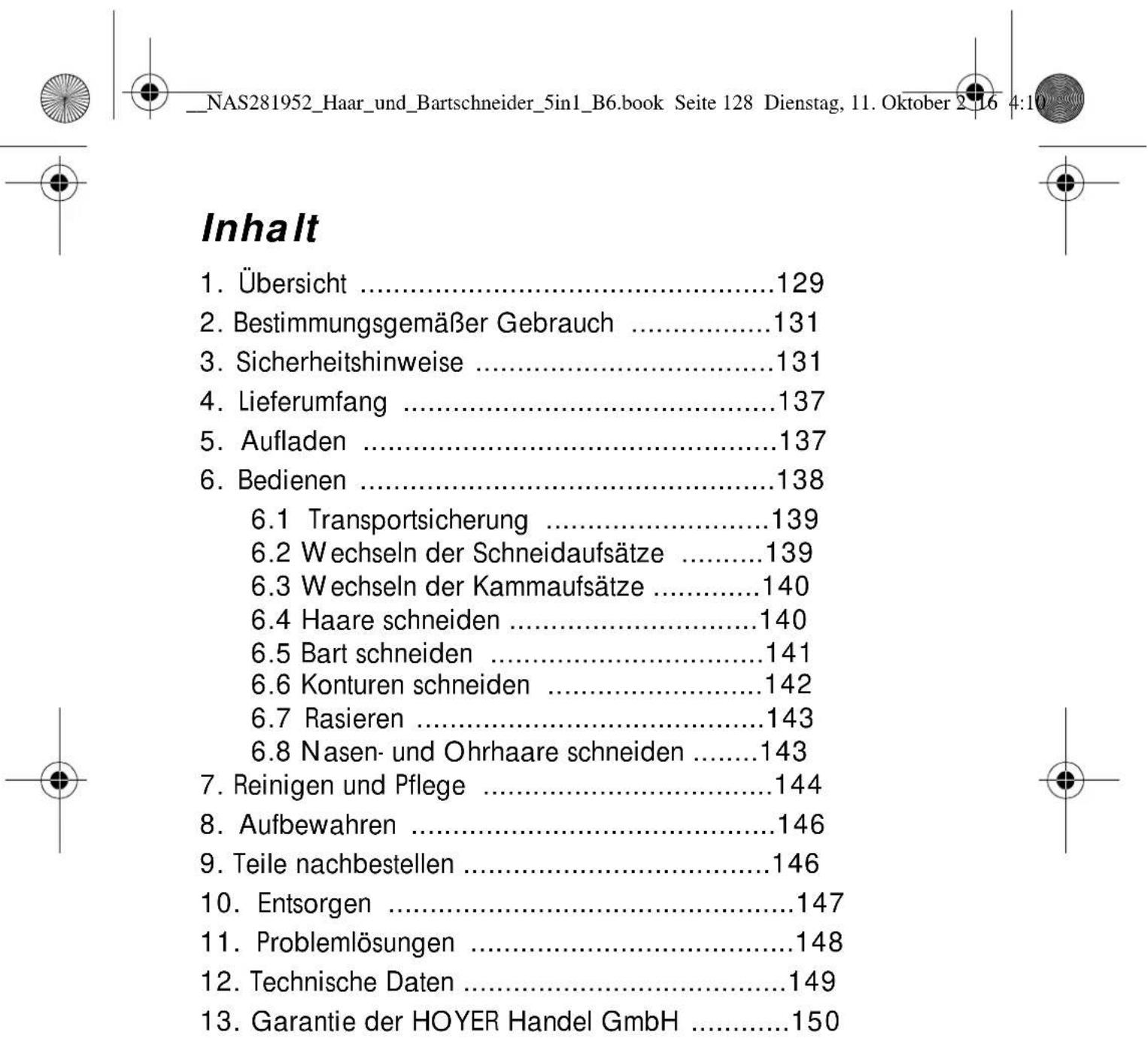 SILVERCREST SHBS 3.7 B1 - Inhalt - 1