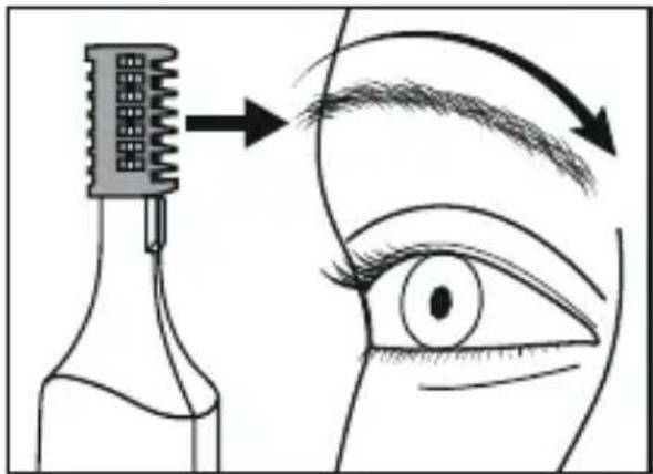 SILVERCREST SPS 1.5 A1 - Using the eyebrow trimmer - 2