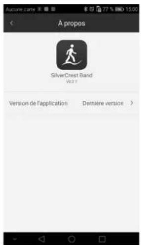 SILVERCREST HG02988A - - Actualiser l'application SilverCrest SAT 70 Activity Tracker - 1