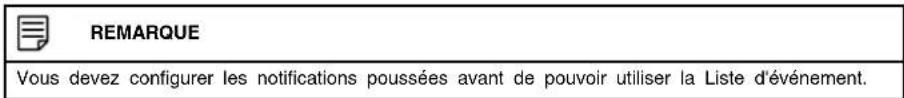 Lorex DV7082 - Utilisation de la Liste d'événement - 1