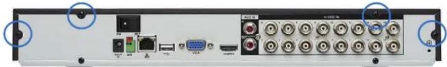 Lorex DV7082 - Pour installer le disque dur : - 2