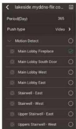 Lorex DV7082 - Autorisation des notifications poussées : - 2
