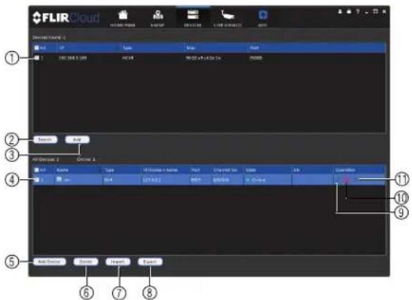 Lorex DV7082 - Dispositifs - 1