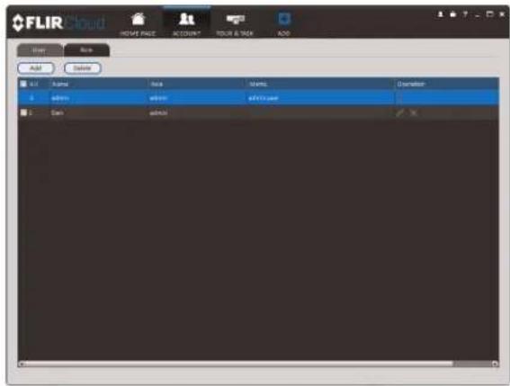 Lorex DV7082 - Pour créer un compte d'utilisateur : - 1