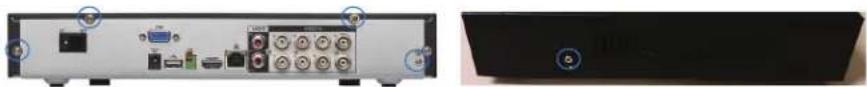 Lorex DV7082 - Pour installer le disque dur : - 2