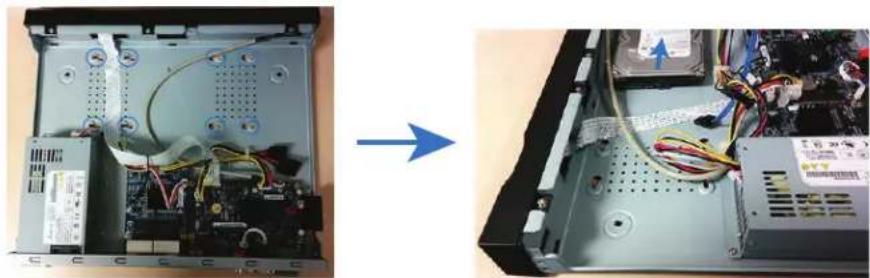 Lorex DV7082 - Pour installer le disque dur : - 3