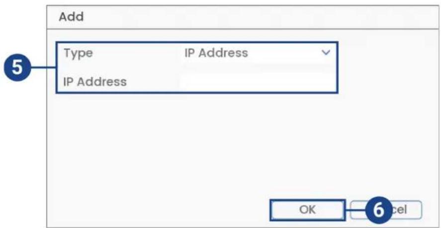 Lorex D881A81B - Pour configurer le filtre IP : - 2