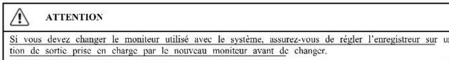 Lorex D881A81B - Modification de la résolution de sortie de l'enregistreur - 1