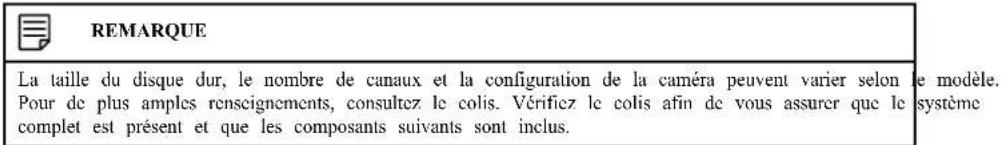 Lorex D881A81B - Contenu de l'emballage2 - 2