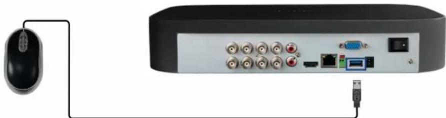 Lorex D881A81B - ÉTAPE 3 : Connexion de la souris - 1