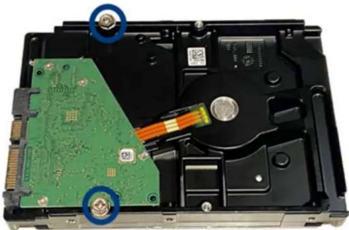 Lorex D881A81B - Pour installer un nouveau disque dur : - 1