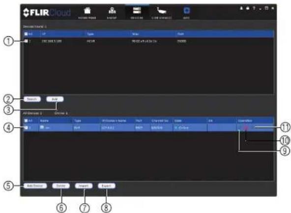 Lorex DV7163 - Dispositifs - 1