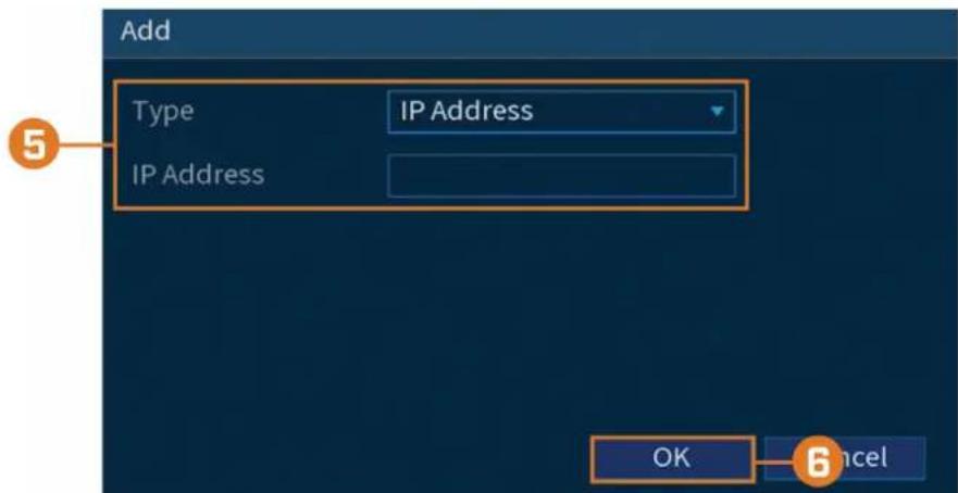 Lorex D862A82B - Pour configurer le filtre IP : - 2