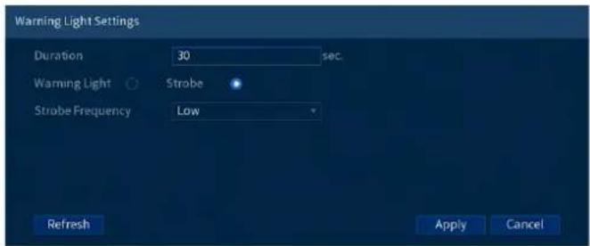 Lorex D862A82B - Pour configurer les paramètres de dissuasion : - 2