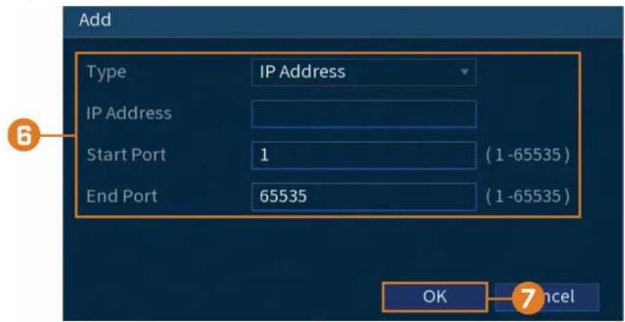 Lorex D862A82B - Pour configurer le filtre IP : - 2