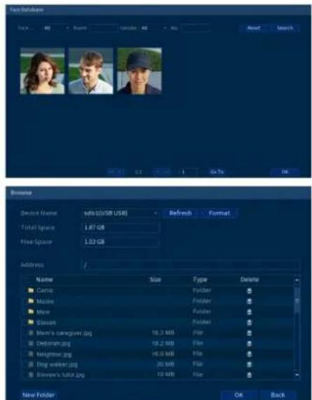 Lorex D862A82B - Effectuer des recherches intelligentes pour la reconnaissance de visages - 4
