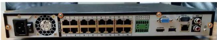 Lorex N861A61B - Pour enlever le disque dur : - 1