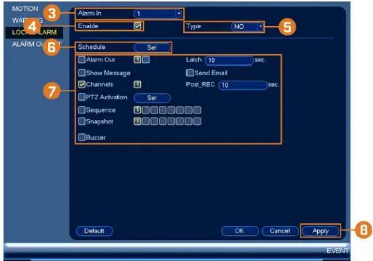 Lorex N861A61B - Configuration des dispositifs d'alarme - 2