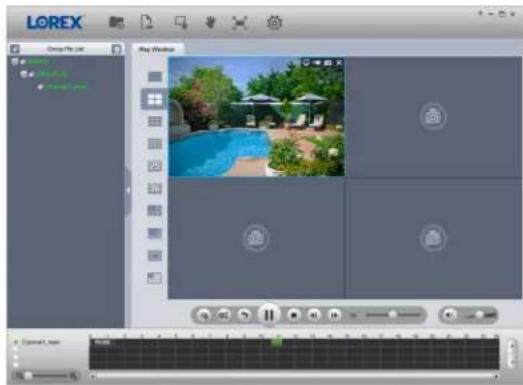 Lorex N861A61B - Visionnement de vidéos sauvegardées sur Mac - 2