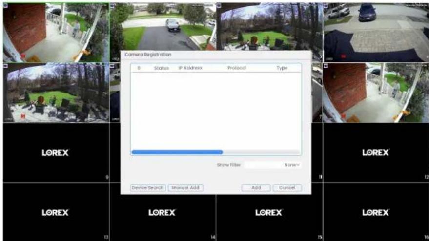 Lorex N910A61 - Depuis l'affichage en direct, cliquez sur l'icône de jumelage - 2