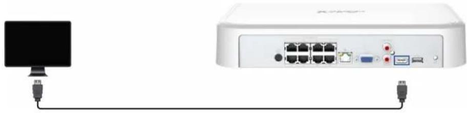 Lorex N910A61 - ÉTAPE 4 : Connecter le moniteur - 1