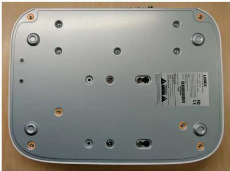 Lorex N910A61 - Pour installer un nouveau disque dur : - 2
