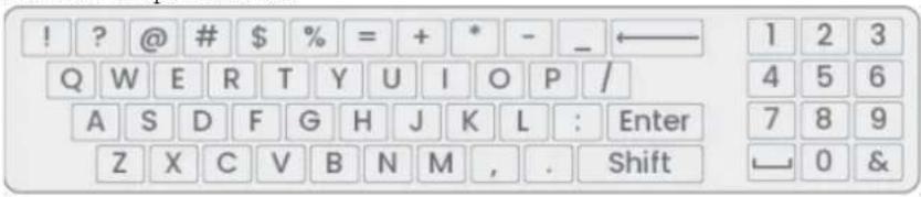 Lorex N910A61 - Pour utiliser le Clavier complet : - 1