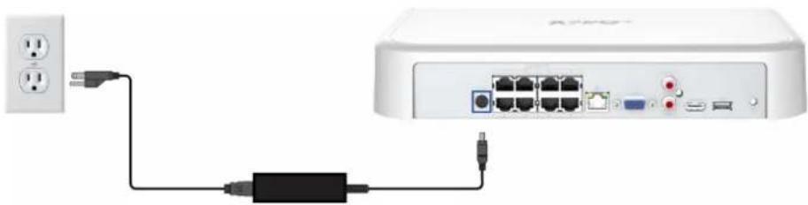 Lorex N910A61 - ÉTAPE 5 : Connecter l'alimentation - 1