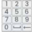 Lorex N910A61 - Pour utiliser le Clavier numérique : - 1