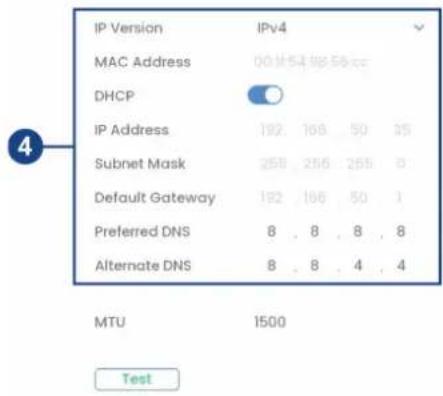 Lorex N910A61 - Menu principal - 1