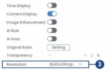 Lorex N910A61 - Pour régler la résolution du moniteur : - 1