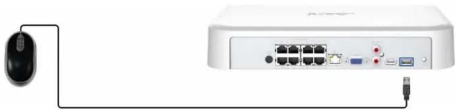 Lorex N910A61 - ÉTAPE 3 : Connecter la souris - 1