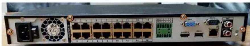 Lorex N883A63B - Pour installer un nouveau disque dur : - 2