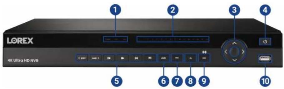 Lorex N883A63B - Panncau avant - 1