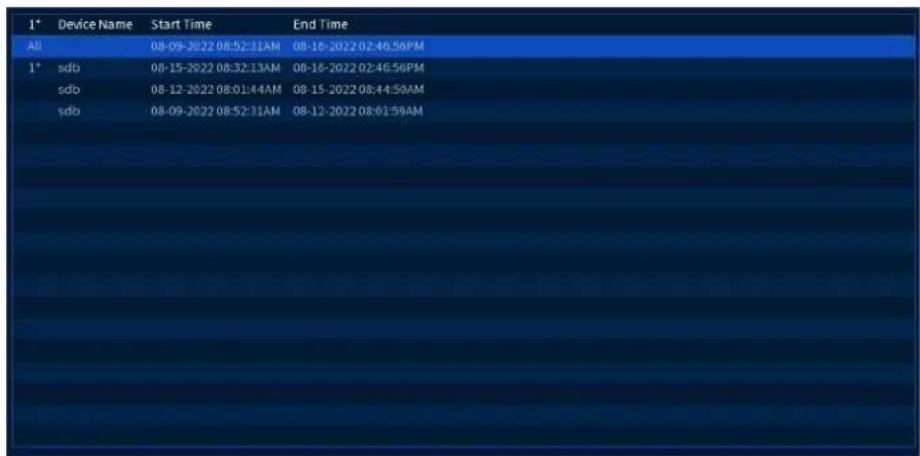 Lorex N883A63B - Informations d'enregistrement - 1
