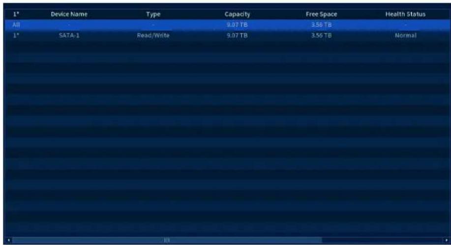 Lorex N883A63B - Informations relatives au disque dur - 1