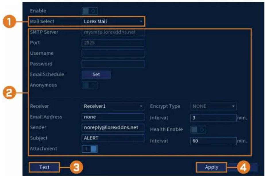 Lorex N844A81 - REMARQUE - 1