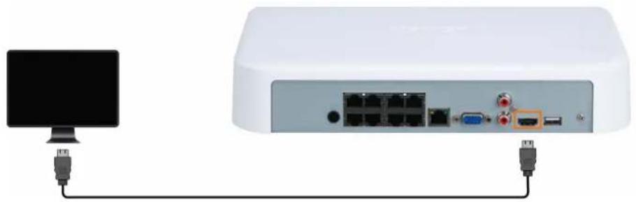 Lorex N844A81 - ÉTAPE 4 : Connexion d'un moniteur - 1