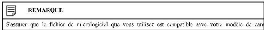 Lorex N844A81 - Pour mettre à jour le micrologiciel de la caméra : - 1