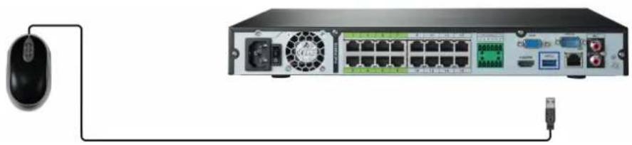 Lorex N884A63B - ÉTAPE 3 : Connexion de la souris - 1