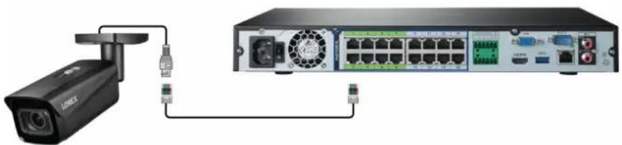 Lorex N884A63B - Option 1 : Connexion directe au NVR - 1