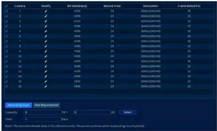 Lorex N884A63B - Pour obtenir une estimation d'enregistrement : - 1