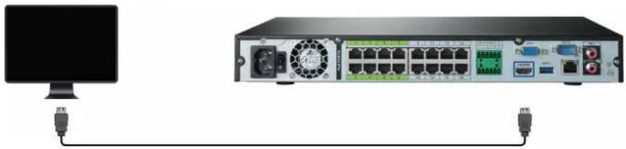 Lorex N884A63B - ÉTAPE 4 : Connexion d'un moniteur - 1